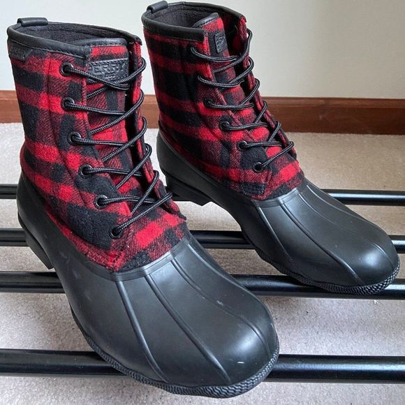 SPERRY Men Saltwater Duck Boots - NEW NIB NWB - Picture 7 of 8